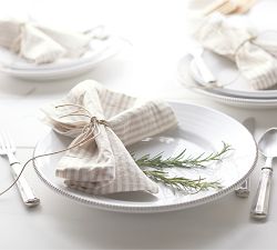 Wheaton Striped Linen/Cotton Napkins