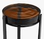 Cori Round Recycled Glass Accent Table (10&quot;)