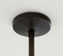 Curved Metal Bell Linear Chandelier (43&quot;)
