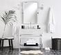 Vintage Rounded Rectangular Pivot Mirror