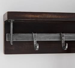 Duncan Bronze 6-Hook 30&quot; Shelf