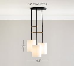 Leland Metal 3-Light Pendant (20&quot;)