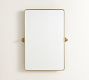Vintage Rounded Rectangular Pivot Mirror