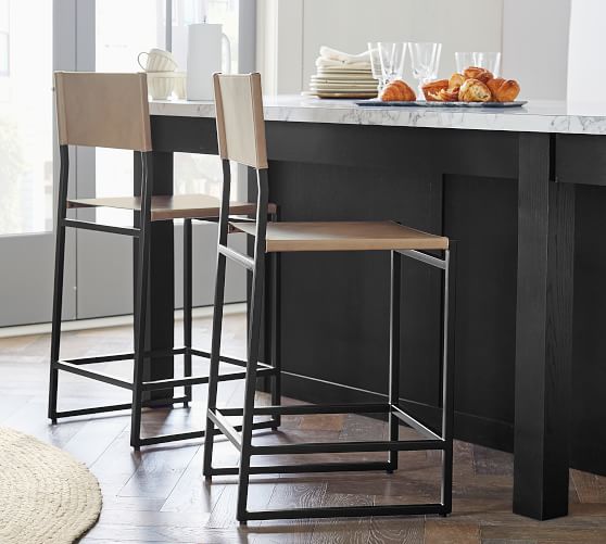 Hardy Leather Stool