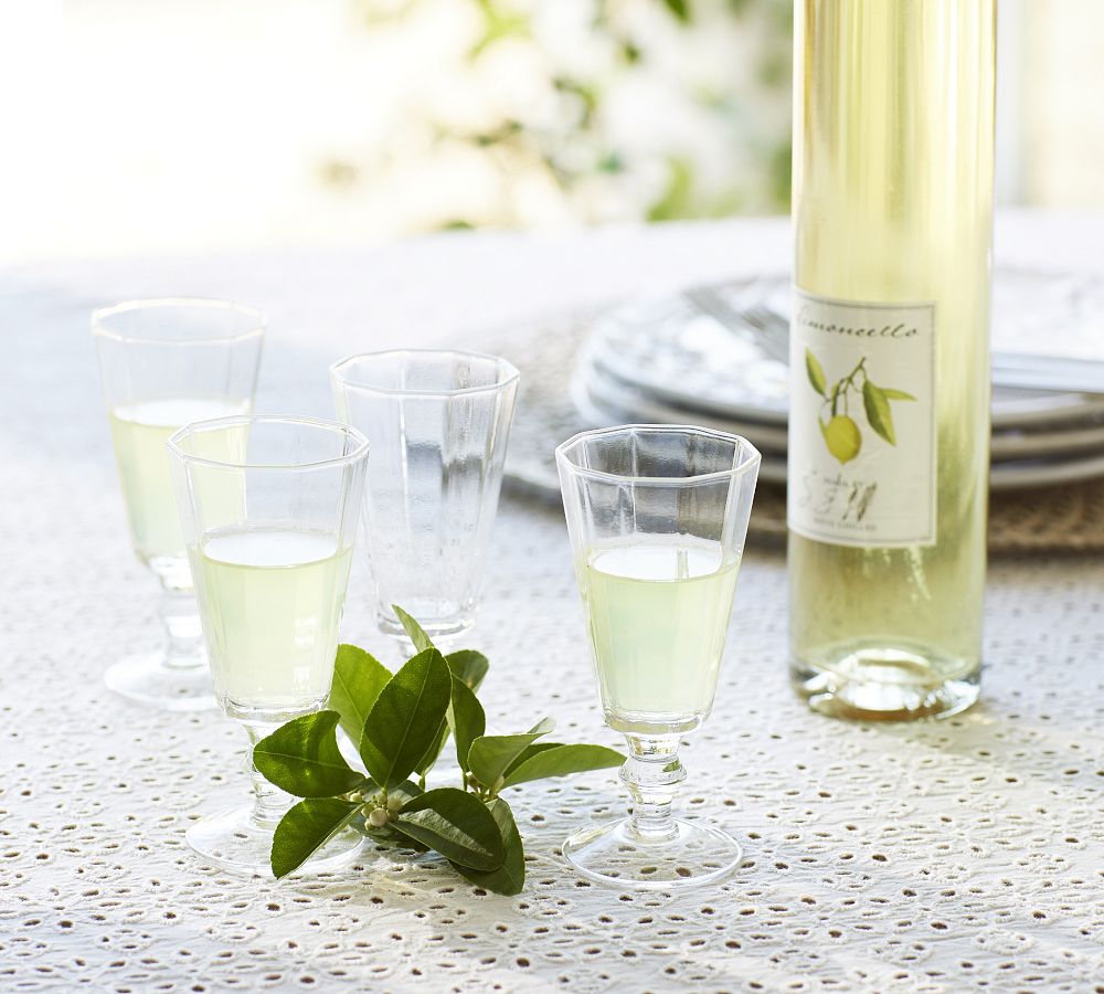 Monique Lhuillier Viola Limoncello Glasses - Set of 4