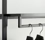 Temple Street Closet Rail with Shelf