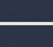 Sunbrella®, Navy with Natural Piping