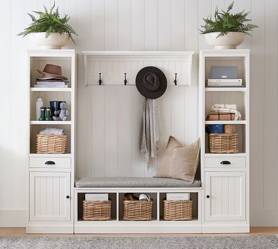 Aubrey 4-Piece Entryway Set With Cabinets