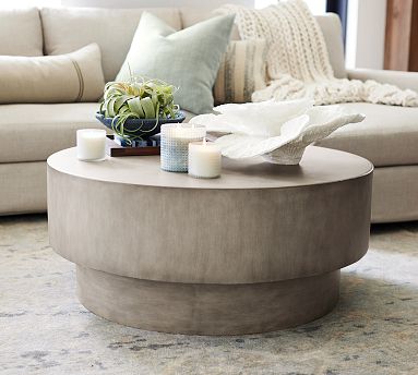 Byron Round Coffee Table 39 Pottery Barn