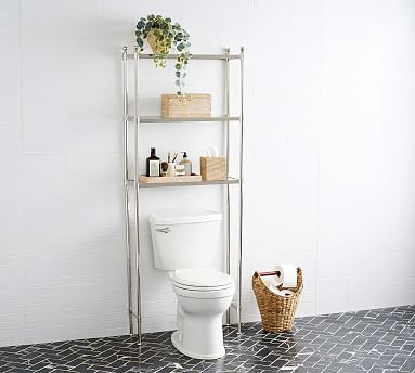 Metal Over-the-Toilet Storage