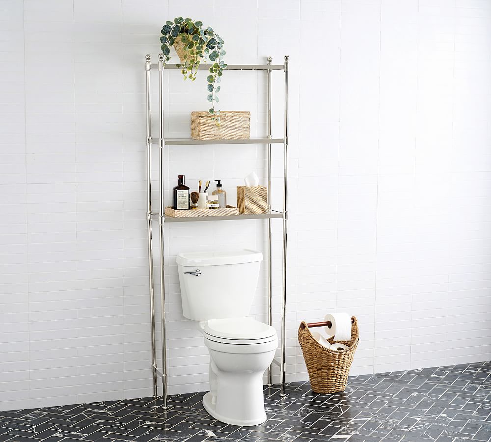 Metal Over-the-Toilet Storage