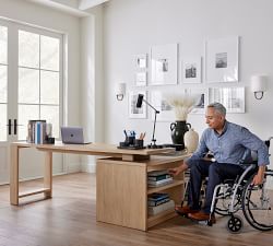 Pacific L-Shape Rotating Desk (78&quot;)