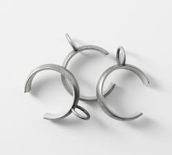 Cast Iron Pewter Curtain Hardware Collection