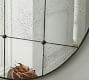 Markle Antique Glass 40.5&quot; Round Wall Mirror