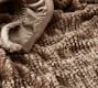 Faux Fur Honeycomb Throw