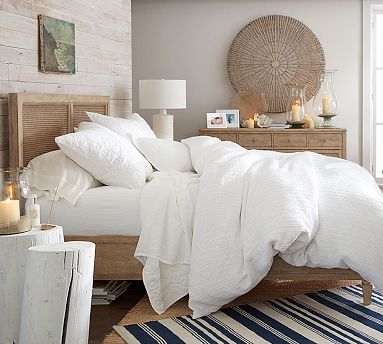 Pottery deals Barn Full-Queen Duvet with Standard Shams