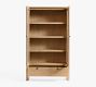 Modern Farmhouse Glass Cabinet with Drawers