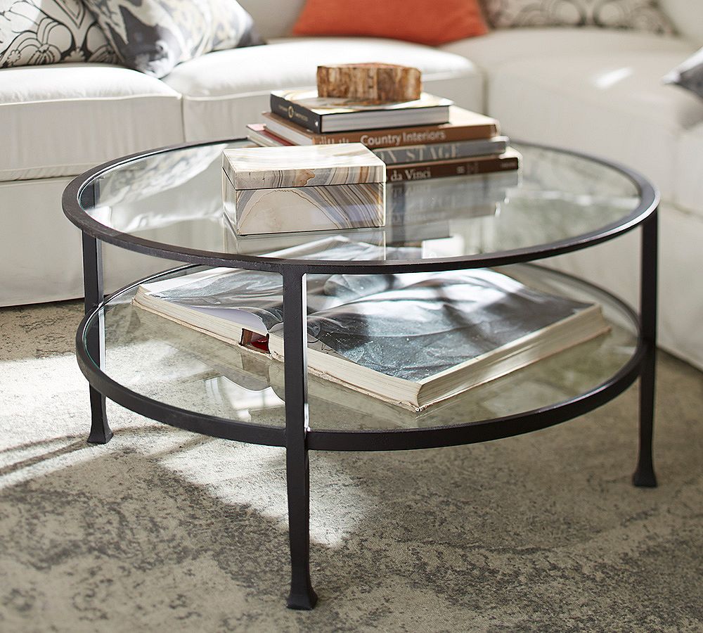 Tanner Round Coffee Table 36" - Pottery Barn