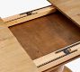Heritage Farmhouse Pedestal Extending Dining Table (56&quot;-76&quot;)