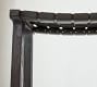 Fenton Woven Backless Leather Stool