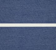 Sunbrella®, Cobalt with Natural Piping