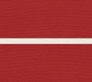 Sunbrella®, Jockey Red with Natural Piping