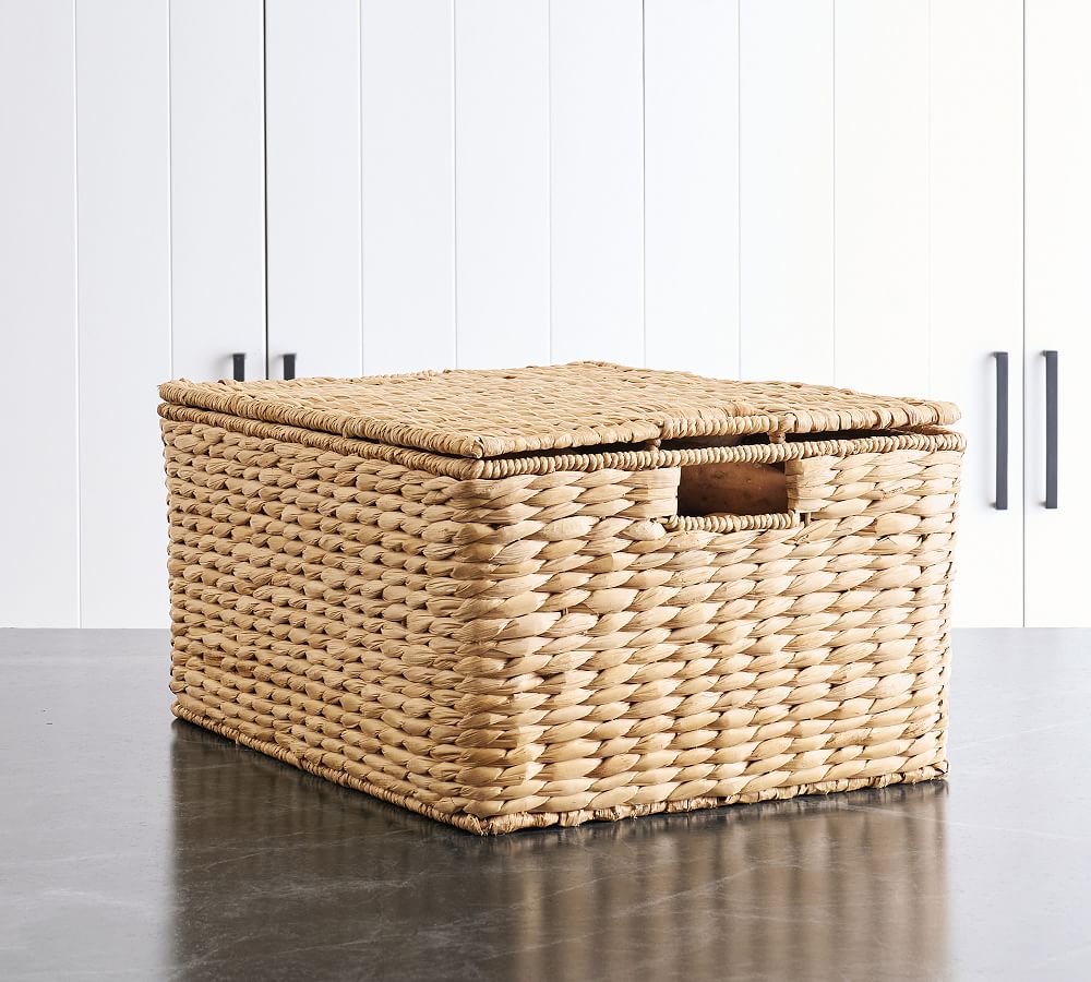 Savannah Handwoven Seagrass Lidded Baskets