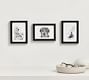 Wood Gallery Frame, 6"x8" Overall (4"x4", 4"x6" Opening) - Black