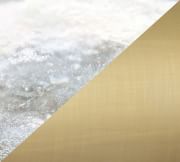 Recycled Clear Glass & Brass