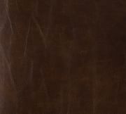 Distressed Brown Contemporary Leather Bar Stool with Metal Frame