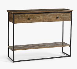 Sanford 39.5" Console Table, Cobble Brown