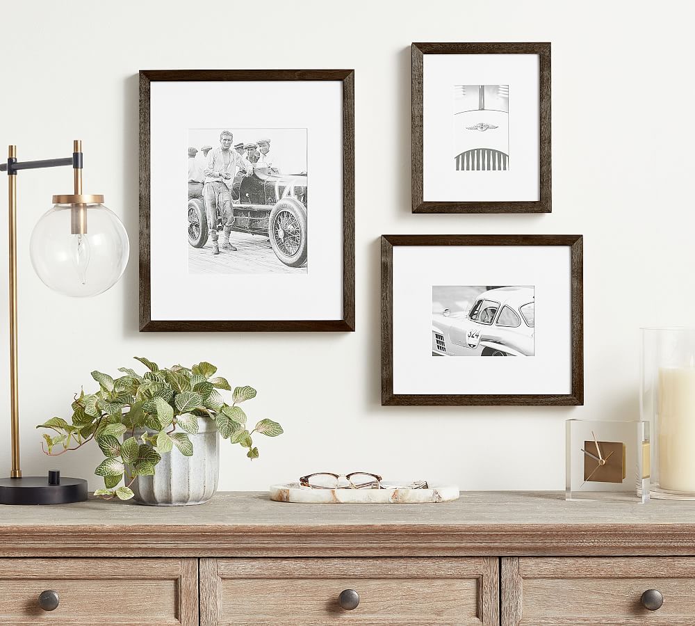3-Piece Wood Gallery Frame Set (charcoal)