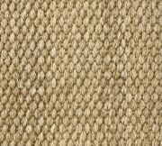 Natural Beige Handwoven Wool and Synthetic Flatweave Rug, 5' x 8'