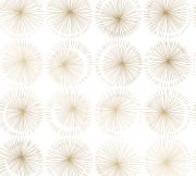 Gold and White Geometric Self-Adhesive Removable Wallpaper