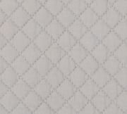 Gray Quilted Cotton Rectangular Placemats Set of 4