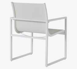 Syble Mesh Sling Outdoor Dining Armchair