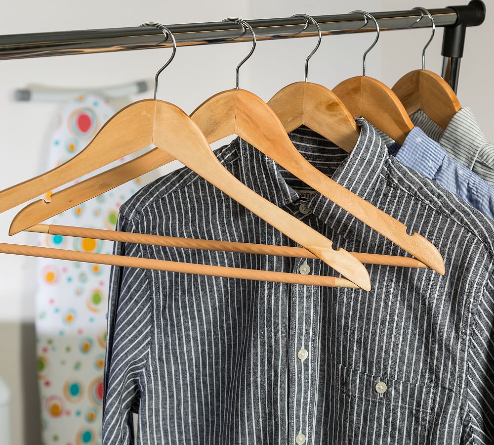 Wooden Hangers - 24 Pack