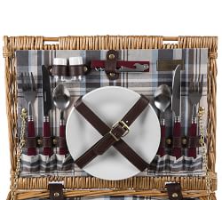 Bedford Woven Picnic Basket - Set for 2