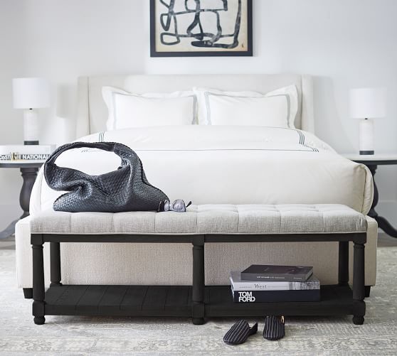 Pottery barn bedroom bench sales