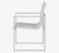 Syble Mesh Sling Outdoor Dining Armchair