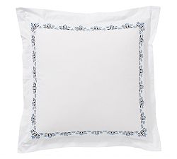 Blossom Embroidered Organic Percale Sham