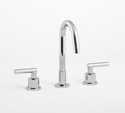 Exton Lever Handle Widespread Bathroom Sink Faucet