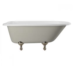 Salavina  60&quot; Clawfoot Painted Bathtub