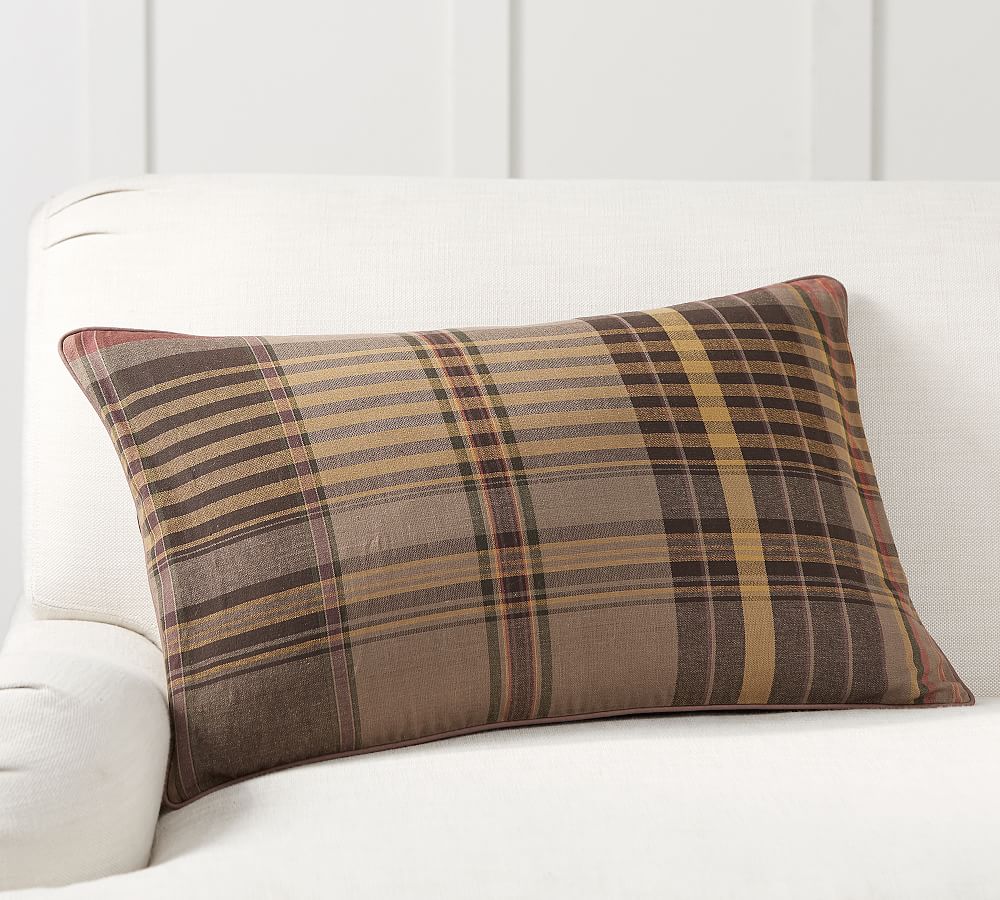 Roscoe Plaid Lumbar Pillow Cover