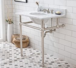 Aveline 30&quot; Marble Top Single Sink Vanity
