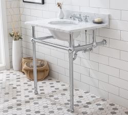 Aveline 30&quot; Marble Top Single Sink Vanity