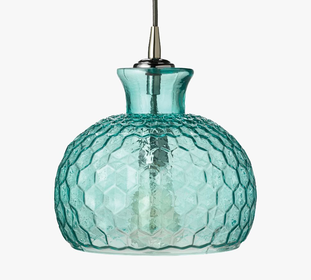 Burling Textured Glass Pendant (10&quot;)