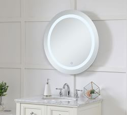Marina Lighted LED  Round Mirror