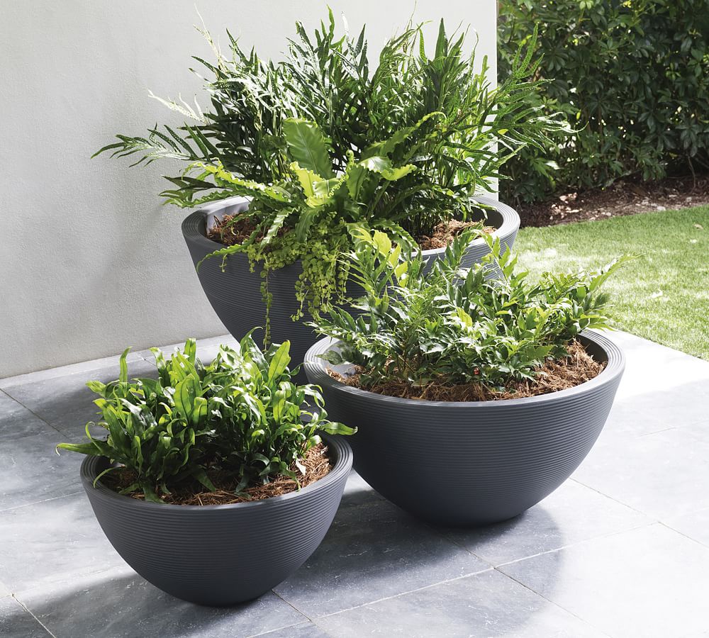 Palmer Lightweight Bowl Planters