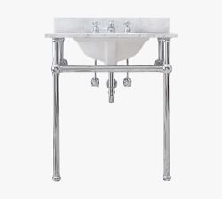 Aveline 30&quot; Marble Top Single Sink Vanity